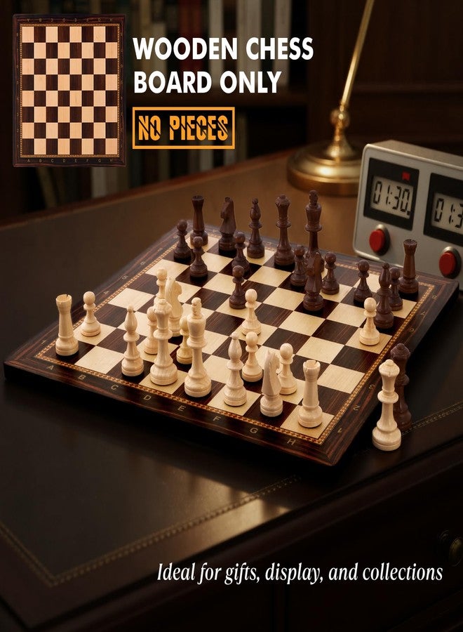 Peradix Wooden Chess Board 18.89 Inch Professional Tournament Chessboard with Storage Bag, Premium Luxury Board Game for Adults, Kids and Family Game Night & Gift Packages, Board Only No Pieces - Image 5